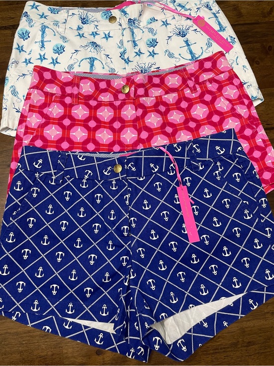 Macbeth Collection by Margaret Josephs Pants - NWT Macbeth Collection Preppy Nautical Chino Shorts Bundle Lot of 3 Size: M